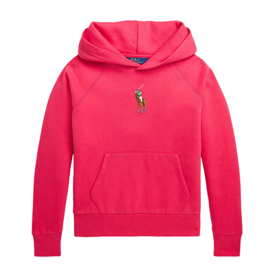Shop Polo Ralph Lauren Pink Cotton Sweatshirt