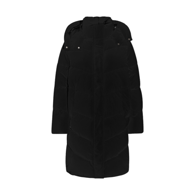 Shop Calvin Klein Black Wool Coat