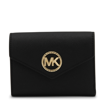 Shop Michael Michael Kors Black Leather Carmen Wallet