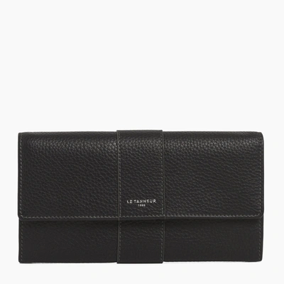 Shop Le Tanneur Travel Jewelry Pouch In Black