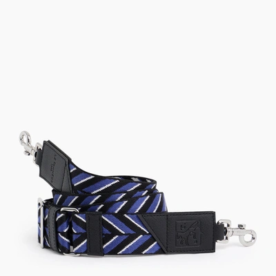 Shop Le Tanneur Adjustable Crossbody Strap In Black