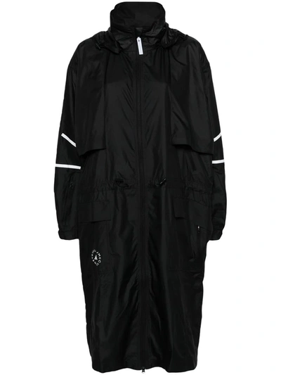 Shop Adidas By Stella Mccartney Coat In Black