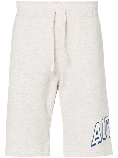 Autry Grey Cotton Shorts In Apparel Melange