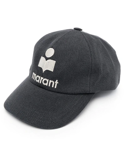Shop Isabel Marant Caps & Hats In Grey