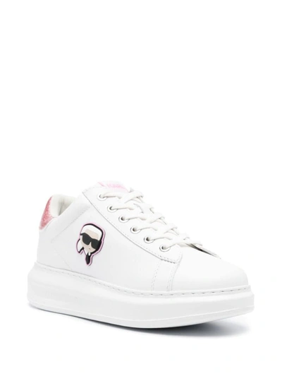Shop Karl Lagerfeld Sneakers In 01p