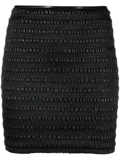 Nanushka Ceara Skirt In Black In Black