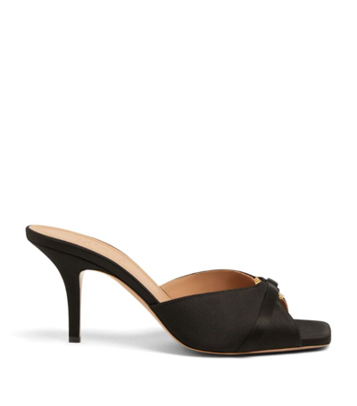 Shop Malone Souliers By Roy Luwalt Malone Souliers Satin Patricia Heeled Sandals 70 In Black