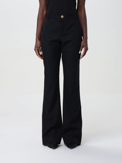 Shop Balmain Pants  Woman Color Black