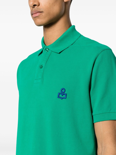Shop Isabel Marant Polo Shirt With Logo