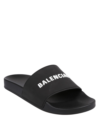 Shop Balenciaga Slipper With Logo