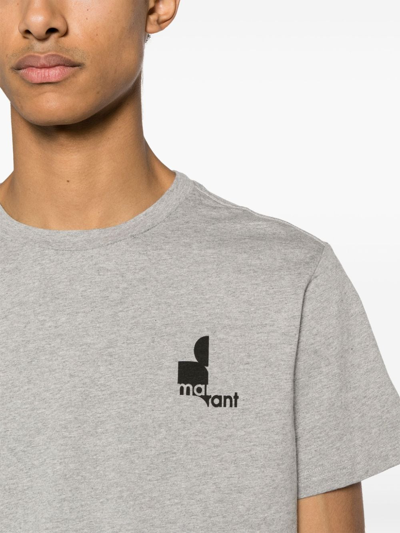 Shop Isabel Marant Cotton T-shirt With Logo