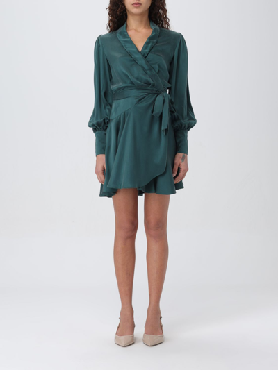 Shop Zimmermann Dress  Woman Color Green