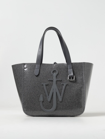 Shop Jw Anderson Tote Bags  Woman Color Grey