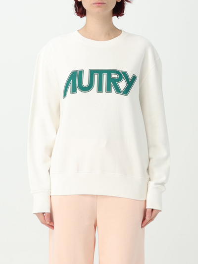 Shop Autry Sweatshirt  Woman Color White
