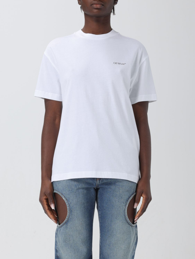 Shop Off-white T-shirt  Woman Color White