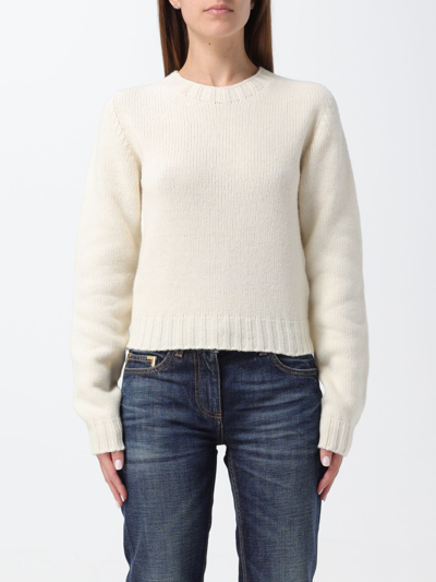 Shop Palm Angels Sweater  Woman Color White
