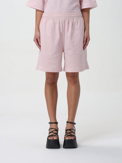 Shop Burberry Short  Woman Color Pink