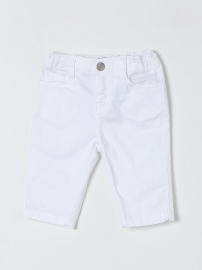 Shop Emporio Armani Pants  Kids Kids Color White
