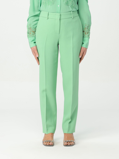 Shop Ermanno Scervino Pants  Woman Color Green