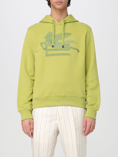 Shop Etro Sweatshirt  Men Color Green