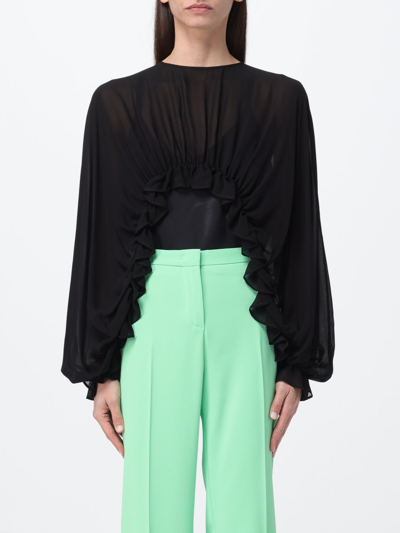 Shop Pinko Top  Woman Color Black