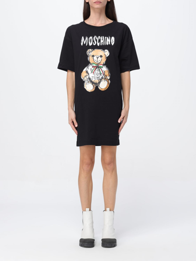 Shop Moschino Couture Dress  Woman Color Black