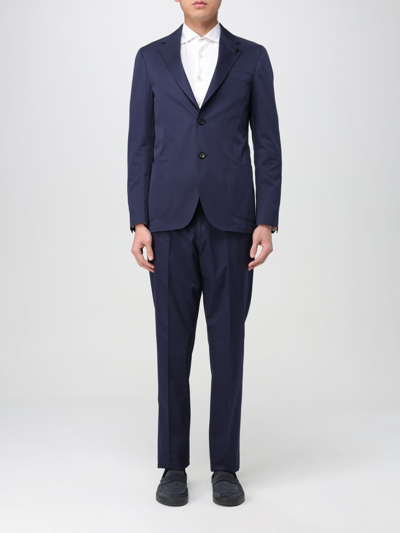 Shop Lardini Suit  Men Color Blue