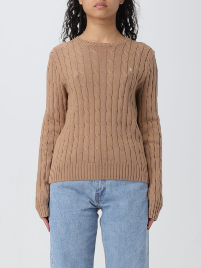 Shop Polo Ralph Lauren Sweater  Woman Color Beige