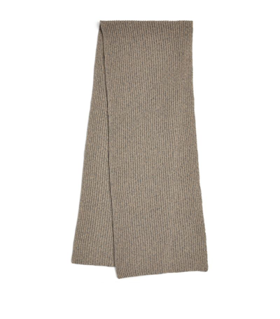 Shop Joseph Luxe Cashmere Scarf In Grey