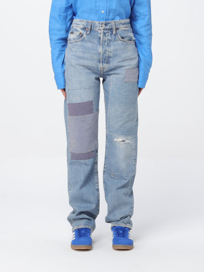Shop Polo Ralph Lauren Pants  Woman Color Blue