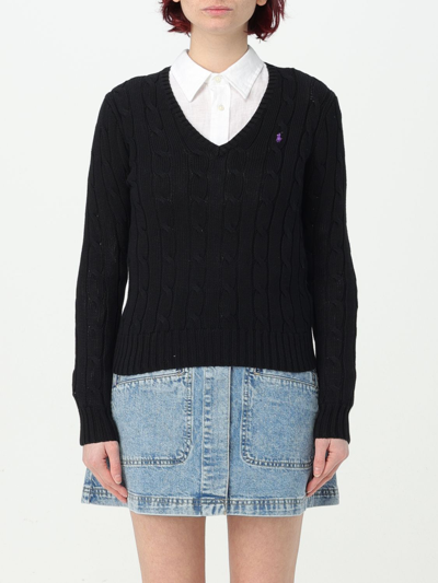 Shop Polo Ralph Lauren Sweater  Woman Color Black