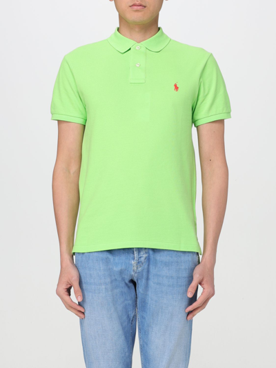 Shop Polo Ralph Lauren Polo Shirt  Men Color Green