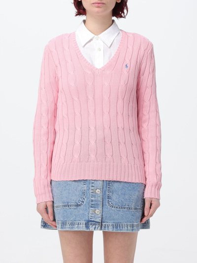Shop Polo Ralph Lauren Sweater  Woman Color Pink