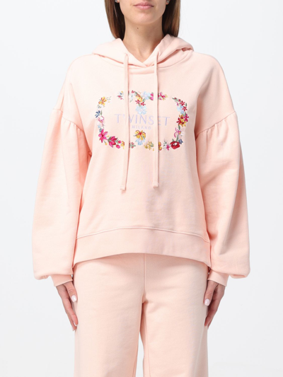 Shop Twinset Sweatshirt  Woman Color Pink