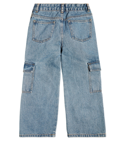 Shop Moschino Straight Jeans In Blue