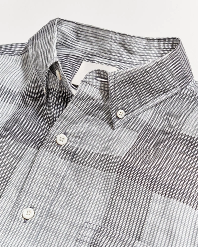 Shop Reid S/s Tuscumbia Shirt Bd In Grey/white