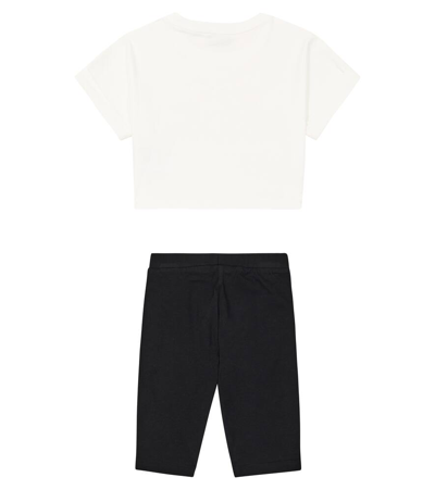 Moschino Cotton-blend T-shirt And Shorts Set In Multicoloured
