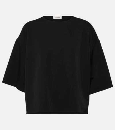 Shop Fforme Zinni Wool T-shirt In Black