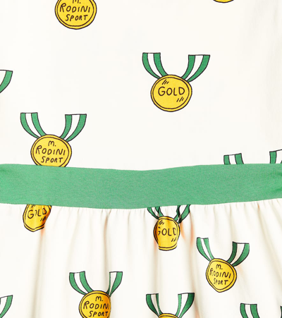 Mini Rodini Medals Cotton-blend Jersey Dress In Multicoloured