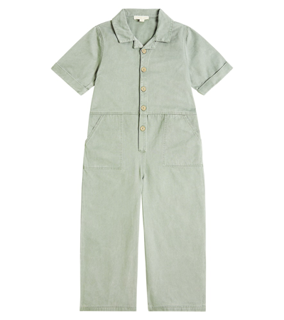 Shop Louise Misha Obash Cotton Jumpsuit In Green