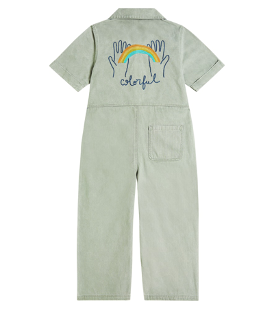 Shop Louise Misha Obash Cotton Jumpsuit In Green