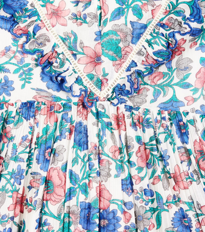 Shop Louise Misha Siloe Floral Cotton Dress In Multicoloured