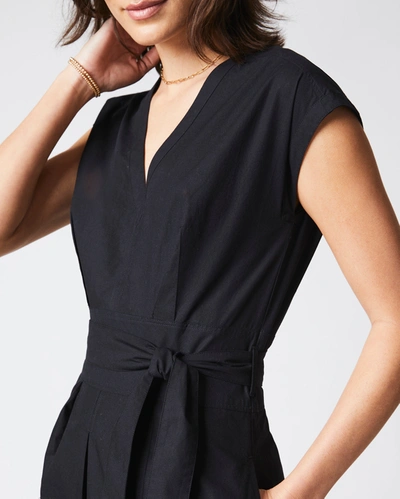 Shop Reid V Neck Dress In Black