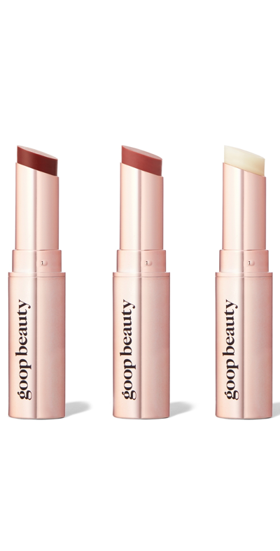 Goop Clean Nourishing Lip Balm Trio No Color In White