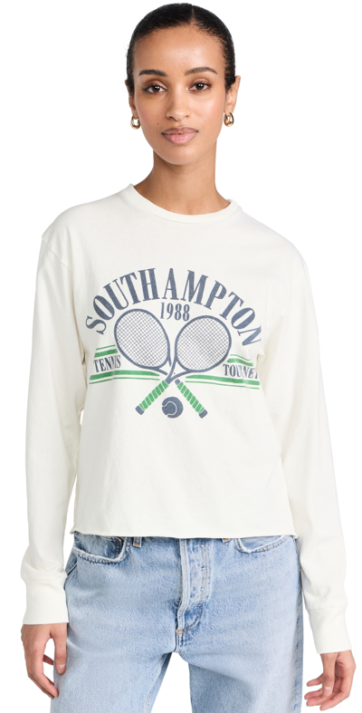 Shop Retro Brand Southampton Tee Antique White