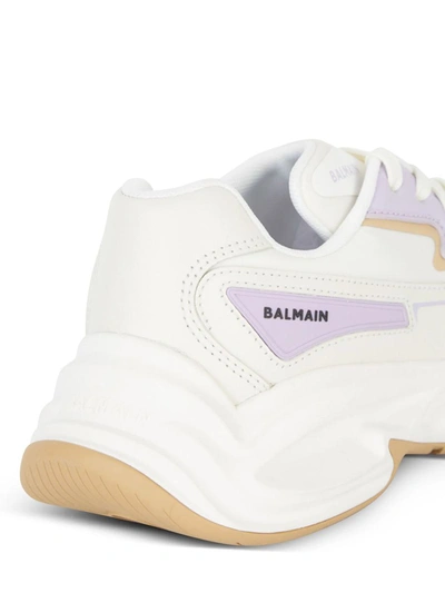 Shop Balmain B-dr4g0n Sneakers In Multicolour