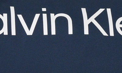 Shop Calvin Klein Core Volley Swim Trunks In Navy