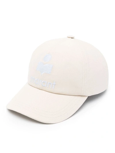 Shop Isabel Marant Hats In Ecru/light Bleu
