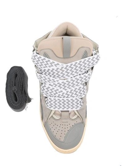 Shop Lanvin Sneakers In Grey 2