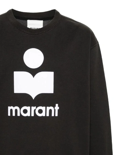 Shop Isabel Marant Marant Sweaters In Faded Black/ecru
